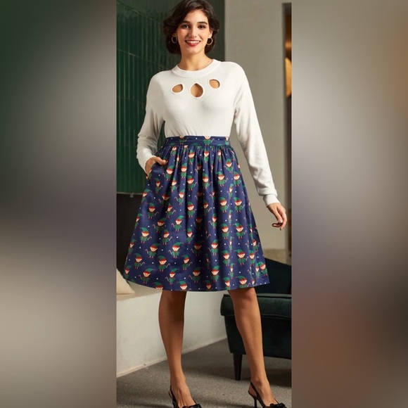 Modcloth Sweaters - NWT MODCLOTH SLICE OF LIFE IVORY SWEATER Sz. 3X